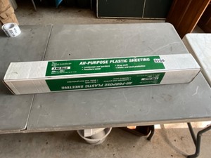 lot 515 image: all purpose plastic sheeting -new