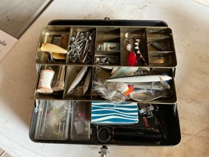 lot 528 image: tackle box plus content s