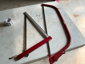 lot 533 image: pair of hand saws