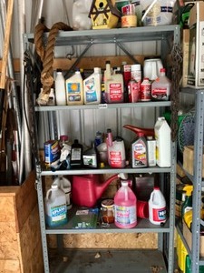 lot 586 image: shelf and contents
