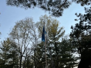 lot 588 image: 25ft flag pole
