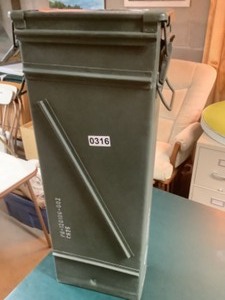 lot 316 image: Large Ammo canister