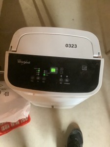 lot 323 image: Whirlpool dehumidifier
