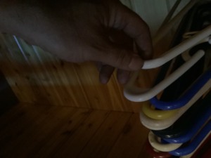 lot 181 image: WoodPlastic hangers