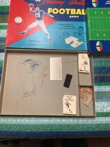 lot 195 image: Johnny Unitas football game