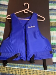 lot 208 image: LL BeanStearns life jacket