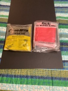 lot 224 image: all weather blanket and storage bag