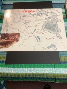 lot 231 image: homemade map of canada 2