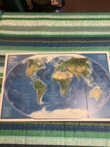 lot 234 image: Map of the world
