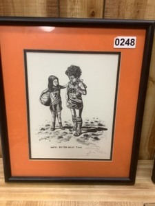lot 248 image: Picture of Children Well get em next time