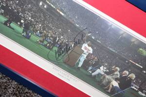 Minnesota Twins Kirbys Salute To You Autographed Professionally Framed Print 33x12 Inches