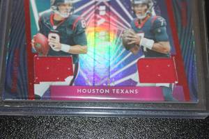 2023 Illusions D�j� Vu Dual Jersey Relic CJ Stroud  David Carr Rookie Card 42199  Only 199 Exist