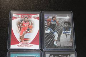 2020-21 Anthony Edwards Rookie Card Lot  4 Rookie Cards