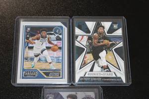 2020-21 Anthony Edwards Rookie Card Lot  3 Rookie Cards