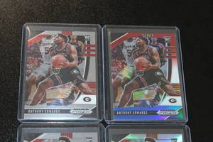 2020-21 Prizm Draft Base & Parallel Anthony Edwards Rookie Card Lot  4 Rookie Cards