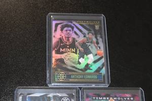 2020-21 Illusions Base & Insert Anthony Edwards Rookie Card Lot  3 Rookie Cards