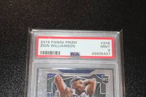 2019-20 Prizm Zion Williamson #248 Rookie Card PSA 9