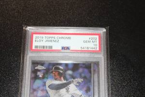 2019 Topps Chrome Eloy Jimenez #202 Rookie Card PSA 10