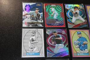 Baseball Card Serial Numbered Card Lot  10 Cards Serial Numbered Between 45 and 500
