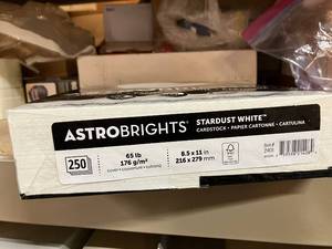 White Cardstock