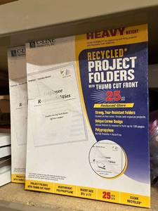 Plastic Project Folders