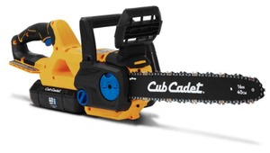 lot 1 image: New Cub Cadet Combo Lot Of 4  lawn tools WITH battery and charger - CS16E CORDLESS 60V MAX CHAINSAW ,LB600E 60V CORDLESS LEAF BLOWER, HT24E CORDLESS 60 VOLT MAX HEDGE TRIMMER And ST15E CORDLESS 60 VOLT MAX STRING TRIMMER