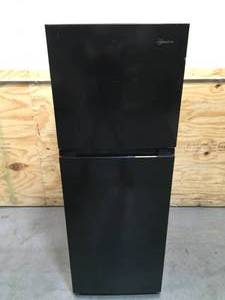 lot 116 image: Not Working Seasons 10 Cu. Ft. Refrigerator, Black Model # 127391