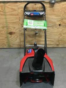 lot 7A image: Toro 21 in. (53 cm) Power Clear e21 60V Snow Blower With 4Ah Battery And Charger Model # 39901