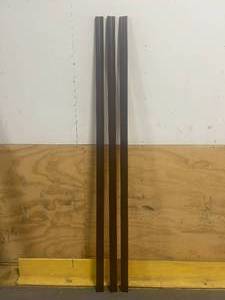 lot 87 image: 3 Pieces of Door Trim- Dark Brown