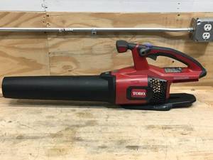 lot 125 image: New Toro 60V MAX 157 mph Brushless Leaf Blower With 2Ah Battery And Charger Model # 51822
