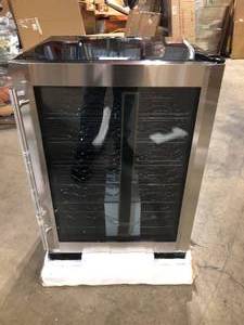 lot 10 image: Vissani 23.4 in. 50 Bottle, 154 Can, Wine and Beverage Cooler with Stainless Steel Door  Customer Returns See Pictures