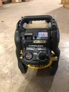 lot 19 image: DEWALT 2.5 Gal. 140 psi Portable 20V Cordless Air Compressor with FLEXVOLT Advantage (Tool Only)  Customer Returns See Pictures