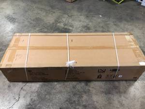 Husky Ready-to-Assemble 24-Gauge Steel Freestanding Garage Cabinet in Black (48 in. W x 72 in. H x 18.3 in. D)  Customer Returns See Pictures
