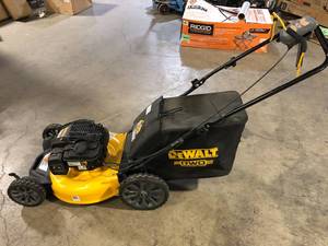 DEWALT 21 in. 163cc Briggs and Stratton 725Exi Engine Rear Wheel Drive 3-in-1 Gas Self Propelled Walk Behind Lawn Mower  Customer Returns See Pictures