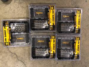 Lot of DEWALT Black and Gold Impact Ready Metal Drill Bit Set (18-Piece) Customer Returns See Pictures