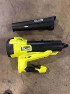 RYOBI ONE HP 18V Brushless 110 MPH 350 CFM Cordless Variable-Speed Jet Fan Leaf Blower (Tool Only)  Customer Returns See Pictures