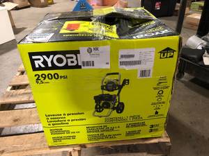 RYOBI 2900 PSI 2.5 GPM Cold Water Gas Pressure Washer with 212cc Engine Customer Returns See Pictures