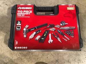 Husky 110-Piece Homeowners Set Customer Returns See Pictures