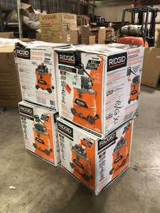 Lot of Assorted WetDry Shop Vacs Various Models and Conditions Customer Returns See Pictures