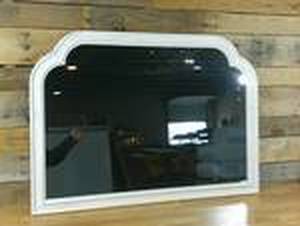 lot 129 image: 36 x 26 French Country Mantel Mirror White - Threshold