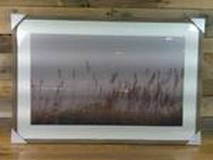 lot 120 image: 24 x 36 Misty Seagrass UG Weathered Frame Beige - Threshold designed