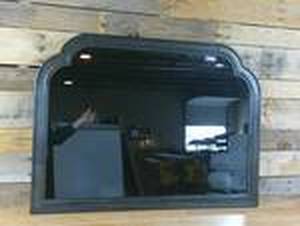 lot 151 image: 36 x 26 French Country Mantel Mirror Black - Threshold