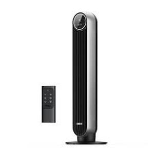 lot 21 image: Dreo Nomad 36 Quiet Bladeless Oscillating Tower Fan BlackSilver-Scuff on Side