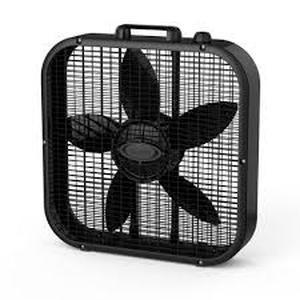 lot 22 image: Lasko Box Fan Black