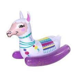 lot 70 image: Members Mark Inflatable Ride On LLama Float Over 5 Feet Long