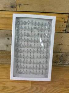 lot 85 image: Lot of 100 Silver w Diamond Styled Costume Jewelry