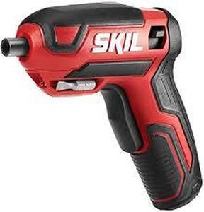 lot 246 image: SKIL Rechargeable 4V Cordless Pistol Grip Screwdriver with 42pcs Bit Set, USB Charger and Carrying Case - SD5618-03