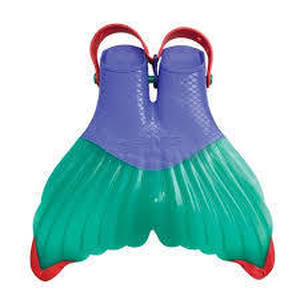 lot 266 image: Finis Kids Mermaid Dream Fin - PurpleGreenRed