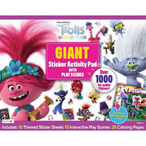 lot 276 image: Trolls World Tour Giant Sticker Activity Pad