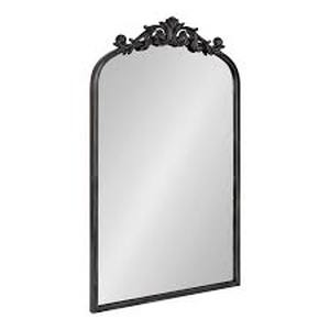 lot 366 image: Arendahl Traditional Arch Decorative Wall Mirror - Kate & Laurel All Things Decor Black 24 x 36